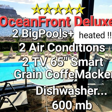 Oceanfront Deluxe-45M,Heated Pools,2Aircondition, 2Tv-65",Dishwasher,600Mb,Lift,Amadores View ! Плая-дель-Кура Экстерьер фото