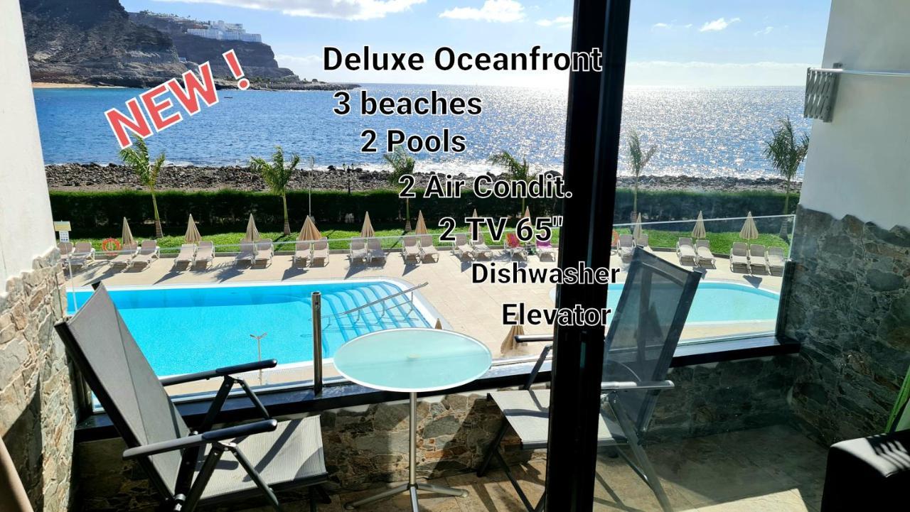 Oceanfront Deluxe-45M,Heated Pools,2Aircondition, 2Tv-65",Dishwasher,600Mb,Lift,Amadores View ! Плая-дель-Кура Экстерьер фото