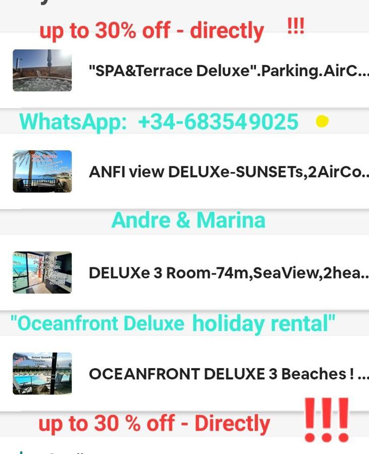 Oceanfront Deluxe-45M,Heated Pools,2Aircondition, 2Tv-65",Dishwasher,600Mb,Lift,Amadores View ! Плая-дель-Кура Экстерьер фото