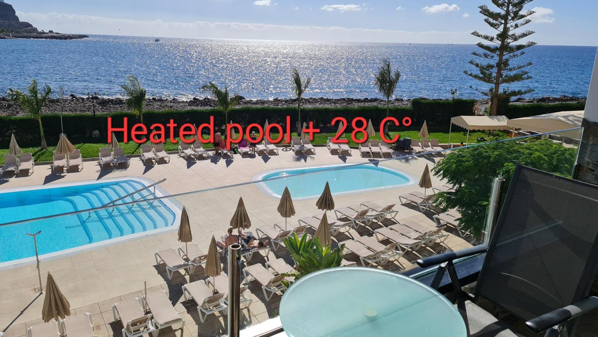 Oceanfront Deluxe-45M,Heated Pools,2Aircondition, 2Tv-65",Dishwasher,600Mb,Lift,Amadores View ! Плая-дель-Кура Экстерьер фото
